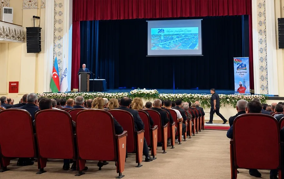 Mingəçevirdə 20 Oktyabr – Energetiklər Gününə həsr olunmuş tədbir keçirilib