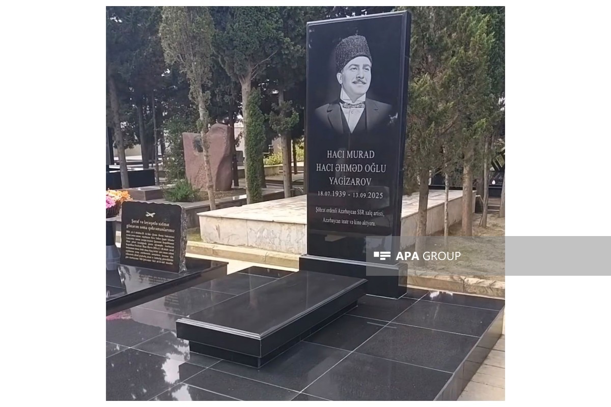 Hacı Murad Yagizarovun məzar daşı hazırlandı