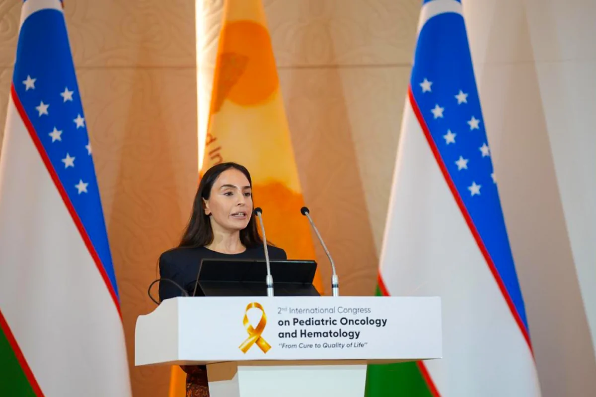 Leyla Əliyeva Özbəkistanda vacib konqresdə - FOTOLAR