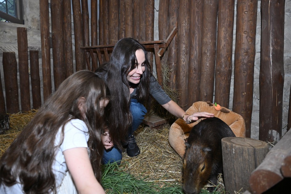 Leyla Əliyeva “Capybara Azerbaijan” fermasında olub - FOTOLAR