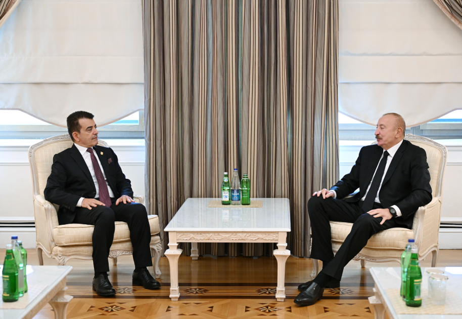Prezident ICESCO-nun Baş direktorunu qəbul edib - FOTOLAR