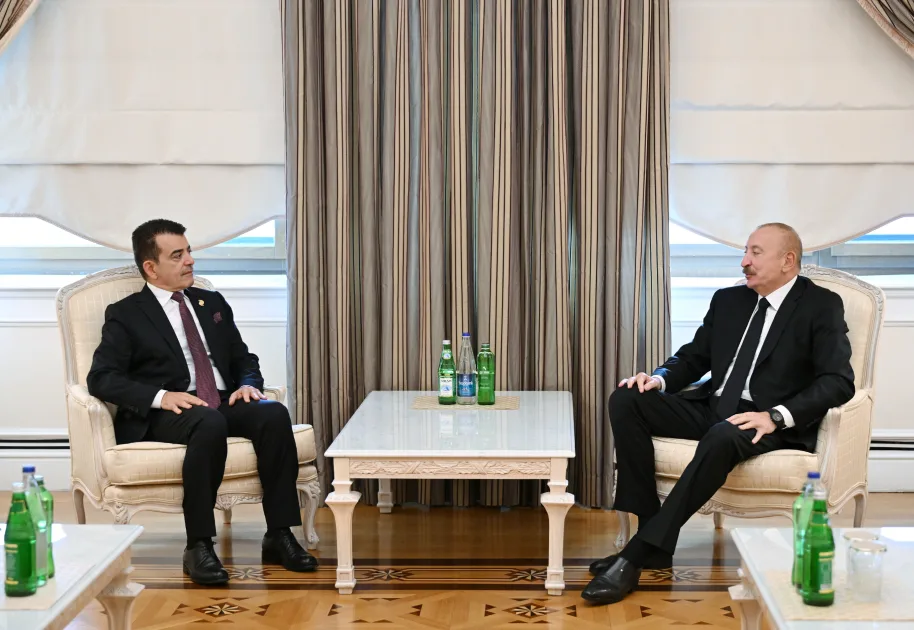 Prezident ICESCO-nun Baş direktorunu qəbul edib - FOTOLAR