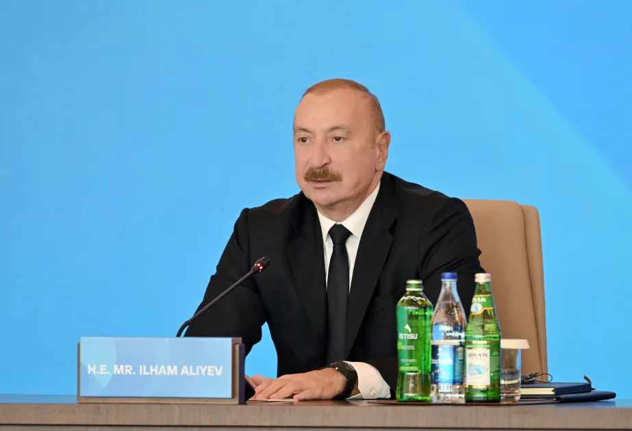 Prezident: İkili standartlar siyasəti beynəlxalq siyasətdən tam şəkildə çıxarılmalıdır