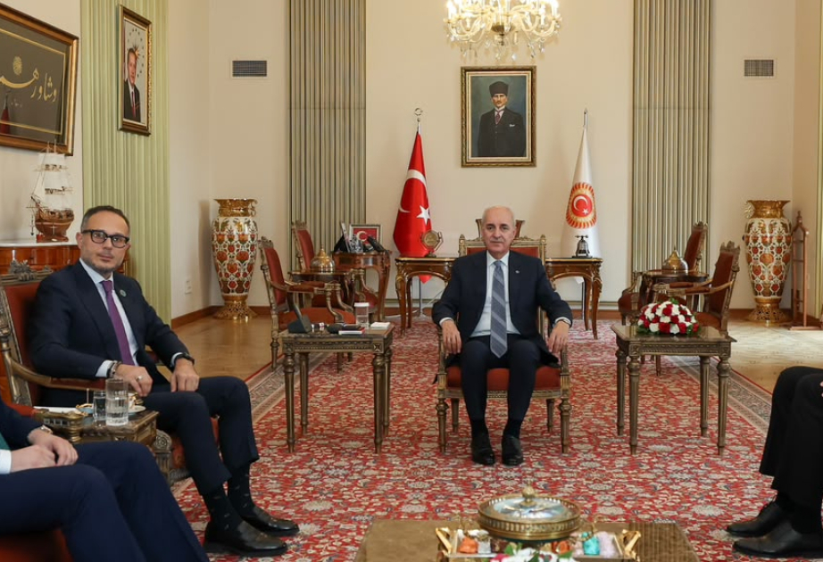 TÜRKPA-nın Baş katibi Türkiyə Böyük Millət Məclisinin Sədri ilə görüşüb