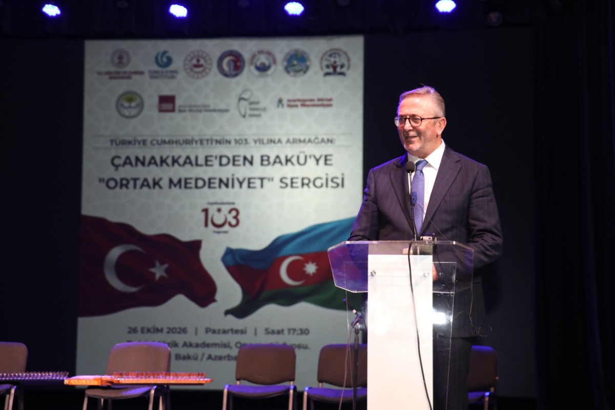 Bakıda “Çanaqqaladan Bakıya - Ortaq mədəniyyət” sərgisi açıldı - FOTOLAR
