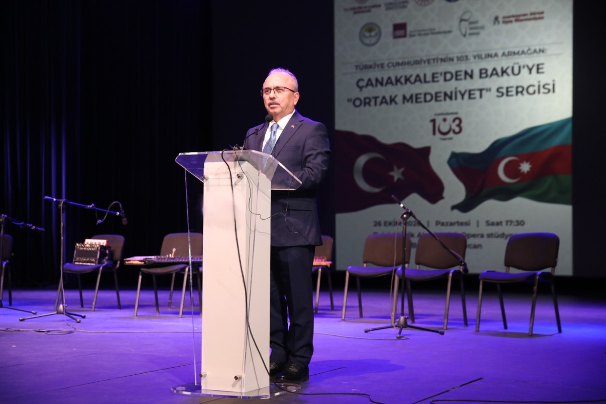 Bakıda “Çanaqqaladan Bakıya - Ortaq mədəniyyət” sərgisi açıldı - FOTOLAR